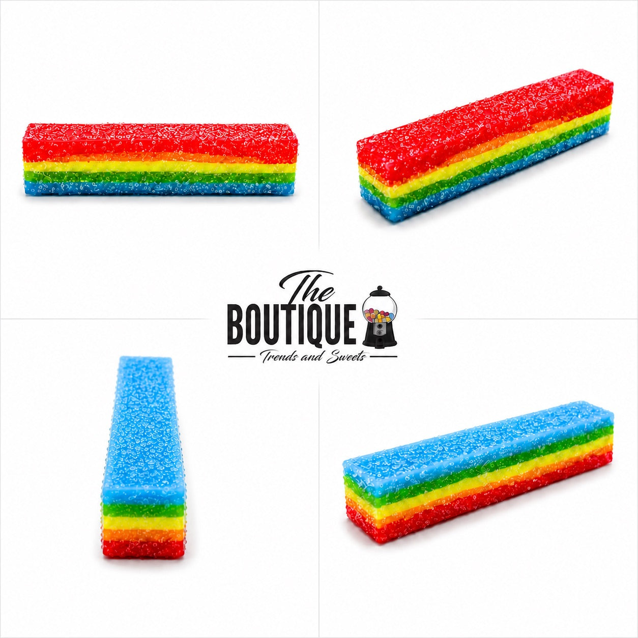 Rainbow Sour Strip Squishy